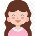 Happy Girl Happy Kid Happy Icon