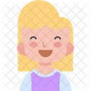 Happy Girl Happy Kid Happy Icon