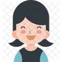 Happy Girl Happy Kid Happy Icon