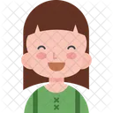 Happy Girl Happy Kid Happy Icon