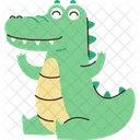 Crocodile Animal Cute Icon