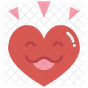 Graphic Heart Smile Icon
