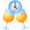 Happy Hour Happy Emoji Icon