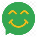 Happy Chat Emoji Icon