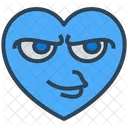 Heart Emoji Face Icon