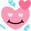 Happy Love Emoji Icon