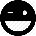 Happy Wink Emoji Icon
