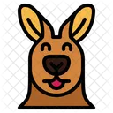 Happy Kangaroo Icon
