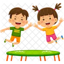 Child Kid Trampoline Icon