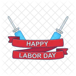 Happy labor day  Icon