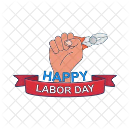 Happy labor day  Icon