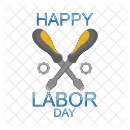 Happy labor day  Icon