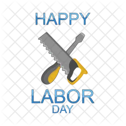 Happy labor day  Icon