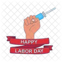 Holiday National Labor Icon