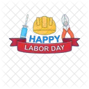 Holiday National Labor Icon