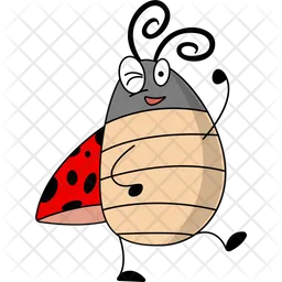 Happy Ladybug  Icon