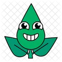 Happy Leaf  Icon