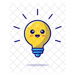 Happy Lightbulb  Icon