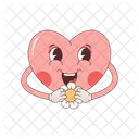 Happy Love Emoji Love Emoticon Goofy Expression Icon