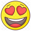 Happy Love Emoji Love Expression Emotag Icon