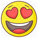 Happy Love Emoji Love Expression Emotag Icon