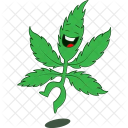 Happy Marijuana  Icon