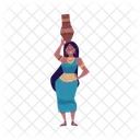 Maya Woman Vase Icon