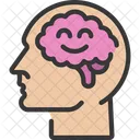 Happy Mental State Happy Mind Happy Brain Icon