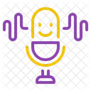 Happy Microphone  Icon
