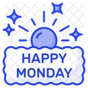 Happy Monday  Icon