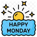 Happy Monday  Icon