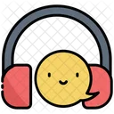 Headphone Smile Happy Icon