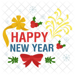 Happy New Year  Icon