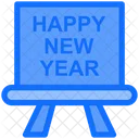 Happy New Year Board  Icon