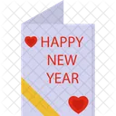 Happy New Year Card Card Happy New Year Icon