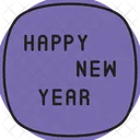 Happy New Year Celebration New Year Icon