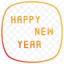 Happy New Year Celebration New Year Icon