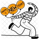 Welcome 2023 With New Hope And Determination This Season Celebrate New Year With These Beautiful Icons And Illustrations Icon