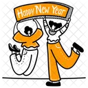 Welcome 2023 With New Hope And Determination This Season Celebrate New Year With These Beautiful Icons And Illustrations Icon