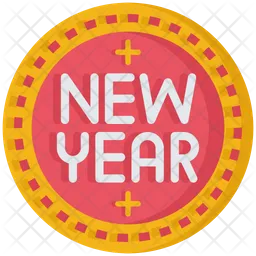 Happy New Year Sticker  Icon