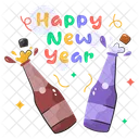 Happy New Year 2024 Icon