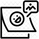 Romantisch Frohlich Klebrig Symbol