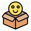 Happy Package Customer Box Icon