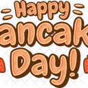 Happy Pancake Day  Icon