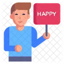 Happy Person  Icon