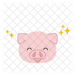 Happy Pig Emoji Icon