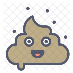 Happy poo Emoji Icon