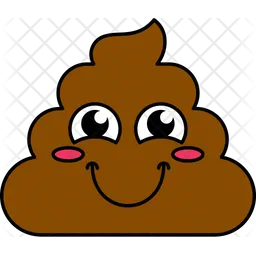 Happy Poop Emoji Icon