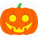 Happy Pumpkin Emoji Emotion Icon