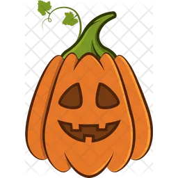 Happy Pumpkin Emoji Icon